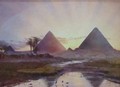 The Pyramids at Gizeh - Thomas Seddon