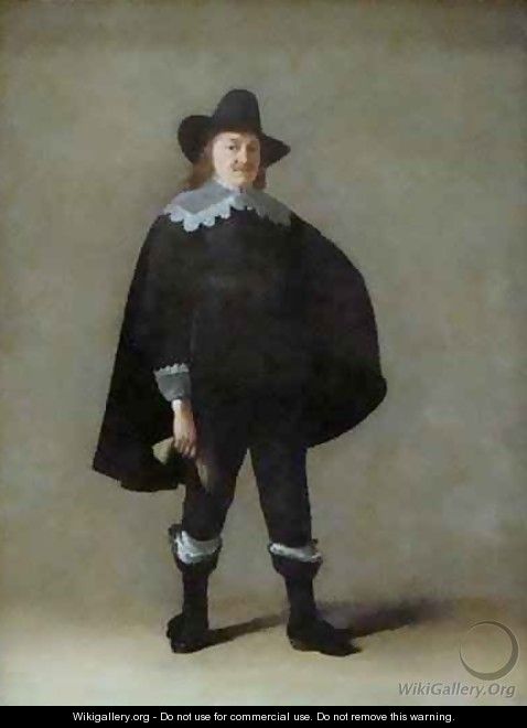 Portrait of a Gentleman in Black - Gerard Ter Borch