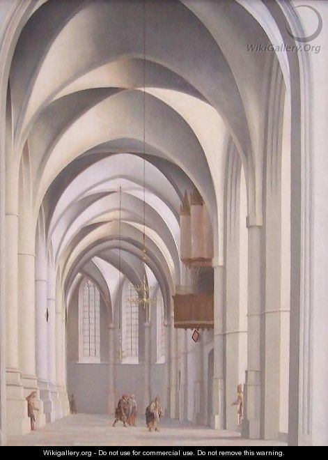 View of the Choir Entrance in St Bavo Haarlem - Pieter Jansz Saenredam