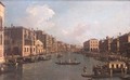 The Grand Canal Near the Rialto Bridge - (Giovanni Antonio Canal) Canaletto