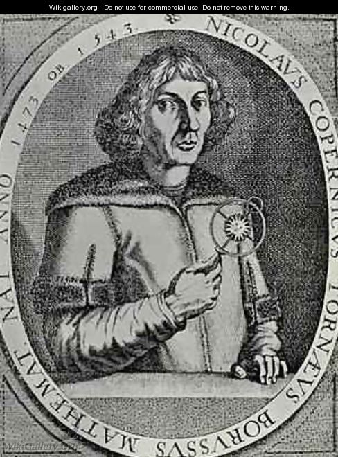 Copy of a Self Portrait - (after) Copernicus, Nicolaus