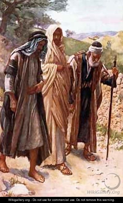 The walk to Emmaus - Harold Copping