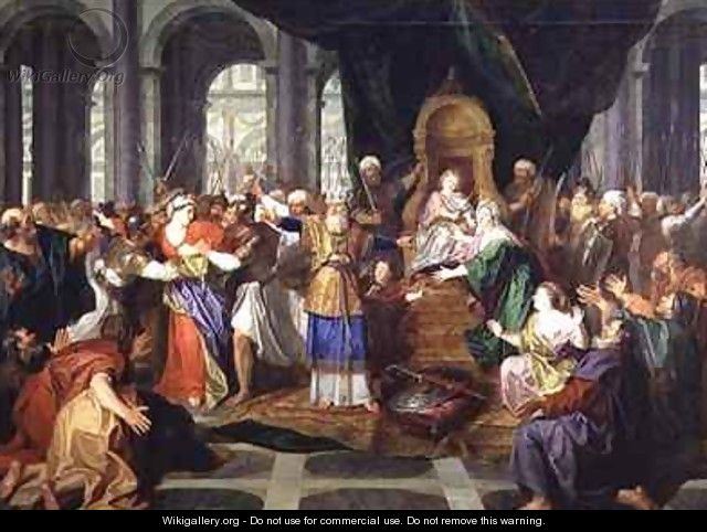 Athaliah Expelled from the Temple by Antoine Coypel