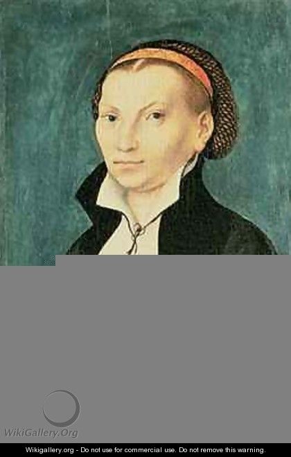 Katharina von Bora future wife of Martin Luther - Lucas The Elder Cranach