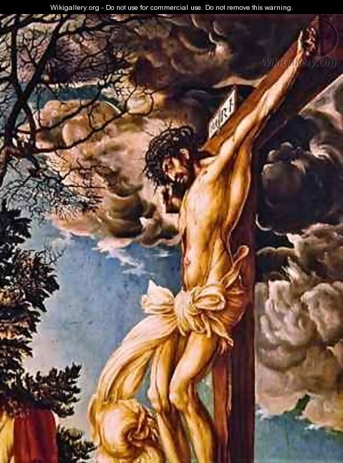 Detail of The Crucifixion - Lucas The Elder Cranach