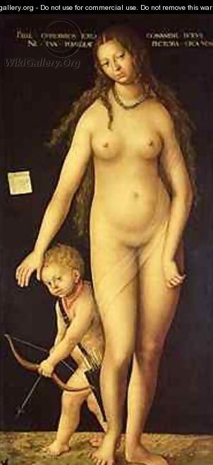 Venus and Cupid 5 - Lucas The Elder Cranach