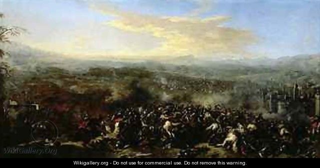 The Battle of Nordlingen in 1634 - Jacques (Le Bourguignon) Courtois