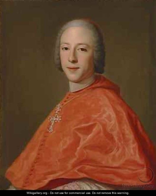 Portrait of Prince Henry Cardinal York - Domenico Corvi