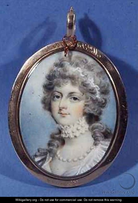 Portrait of Mrs Fitzherbert - (after) Cosway, Richard