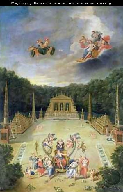 The Groves of Versailles LArc de Triomphe - Jean II Cotelle
