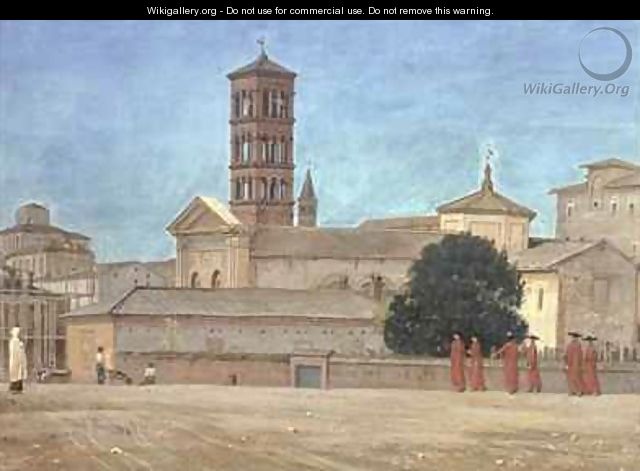 View of the Campanile of Santa Francesca Romana Rome - Walter Crane