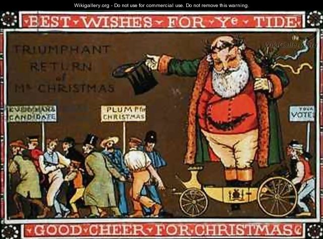 Christmas card - Walter Crane