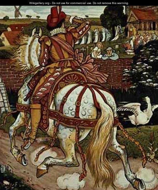 Margerys brother returns from far off lands from Little Goody Two Shoes - Walter Crane