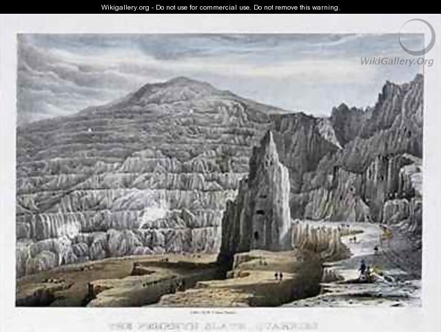 The Penrhyn Slate Quarries - W. Crane