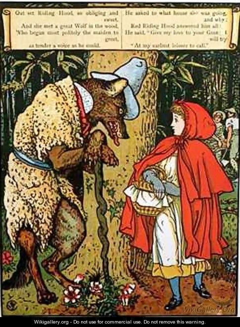 Little Red Riding Hood - Walter Crane
