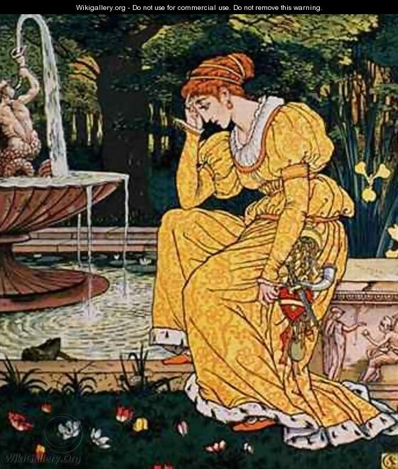 Frog Prince and the Maiden - Walter Crane