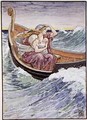 For two days and two nights the boat was tossed hither and thither - Walter Crane