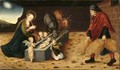 The Nativity with Adoring Child Angels - Lucas The Elder Cranach