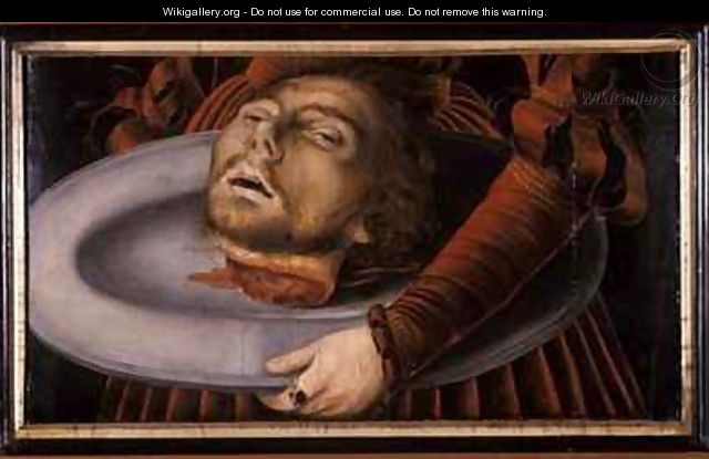 The head of John the Baptist - Lucas The Elder Cranach
