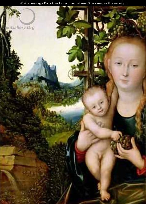 Madonna and Child 2 - Lucas The Elder Cranach