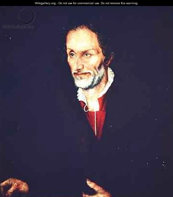 Portrait of Philipp Melanchthon 1497-1560 2 - Lucas The Elder Cranach