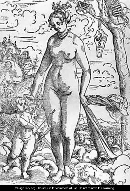 Venus and Cupid 4 - Lucas The Elder Cranach