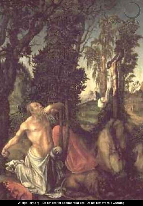 The Penitence of St Jerome - Lucas The Elder Cranach