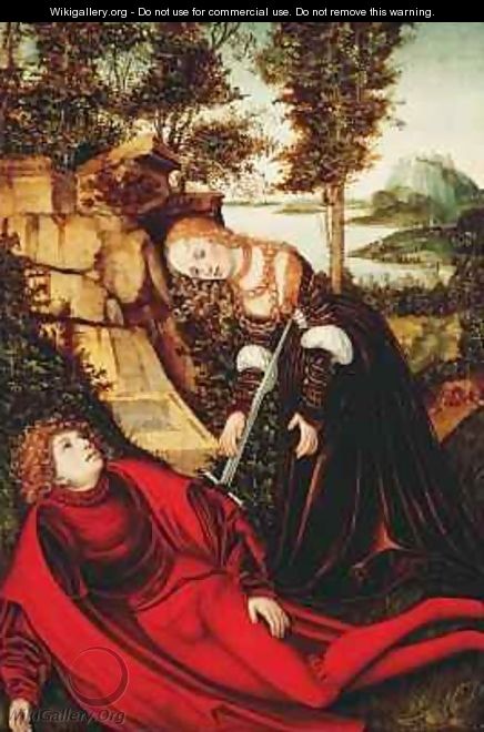 Pyramus and Thisbe - Lucas The Elder Cranach