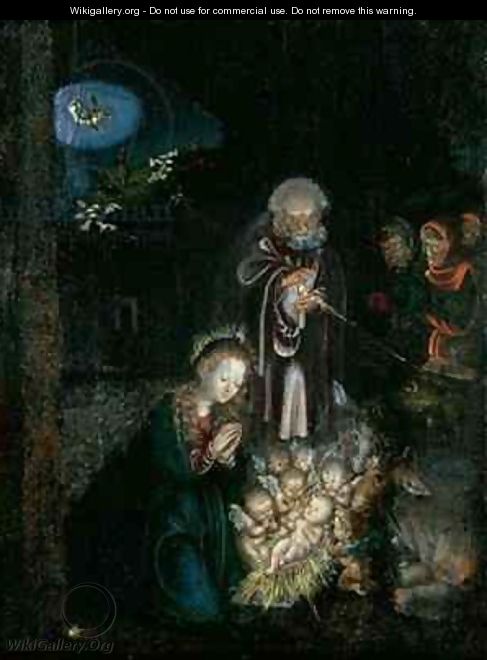 The Birth of Christ - Lucas The Elder Cranach