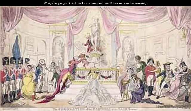 The Coronation of the Empress of the Nairs - George Cruikshank I