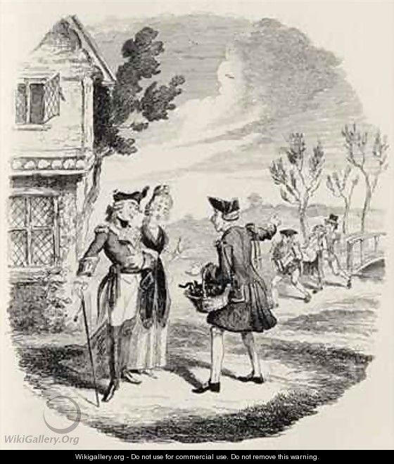 The Knight and the Lady - George Cruikshank I