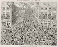 Piccadilly during the Great Exhibition - George Cruikshank I