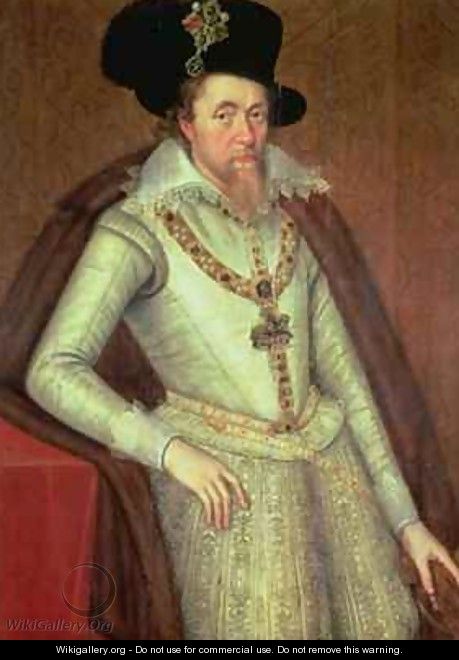 James I 1603-25 and VI of Scotland 1567-1625 - John de, the Younger Critz