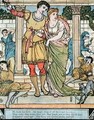 The Prince rescuing the princess - Walter Crane