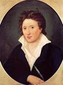 Portrait of Percy Bysshe Shelley - Amelia Curran