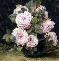 Roses in a Green Bowl - Fanny W. Currey