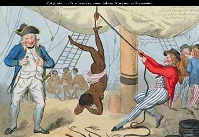 The Abolition of the Slave Trade - Isaac Cruikshank