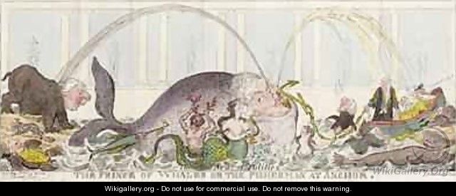 The Prince of Whales or The Fisherman at Anchor - George Cruikshank I