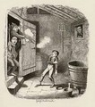 The Burglary from The Adventures of Oliver Twist - George Cruikshank I
