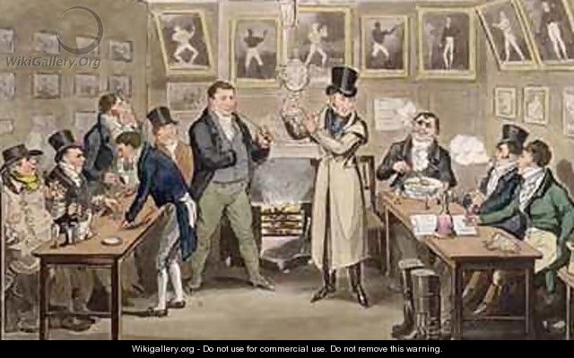 Cribbs Parlour Tom introducing Jerry and Logic to the Champion of England - I. Robert and George Cruikshank