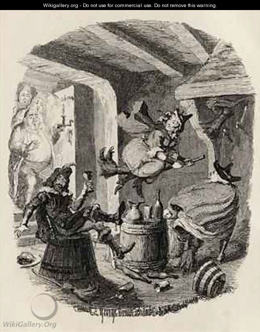 Grandpapas Story or The Witches Frolic - George Cruikshank I