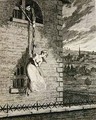 Jack escaping from Newgate Ward with his wife Elizabeth Lyon - George Cruikshank I