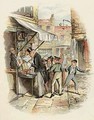 Oliver amazed at the Dodgers mode of Going to Work - George Cruikshank I