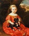Portrait of a Girl with a Dog - Jacob Gerritsz. Cuyp