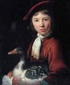 Boy with a Goose - Jacob Gerritsz. Cuyp