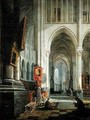 Interior of St Omer Cathedral - Hippolyte Joseph Cuvelier