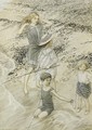 Four Children at the Seashore, 1910 - Arthur Rackham