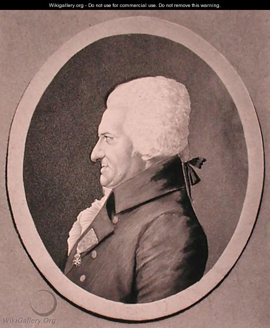 Portrait of Pierre-Alexandre Monsigny 1729-1817 engraved by Edme Quenedey 1756-1830 - Edme Quenedey