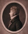 Portrait of Etienne-Nicolas Mehul 1763-1817 engraved by Edme Quenedey 1756-1830 - Edme Quenedey