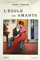 Cover for a novel LEcole des Amants by Pierre Corrard, published Paris, before 1914 - Quint